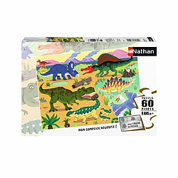 Ludendo Puzzle 60 pièces - Les dinosaures du Crétacé