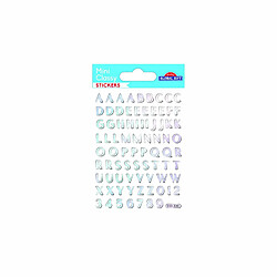 Youdoit 80 Autocollants - Alphabet - Brillant - 1,8 cm