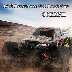 1/10 2.4G 4 roues motrices 60 km / h haute vitesse Brushless Crawler RC Off Road Buggy voiture véhicule