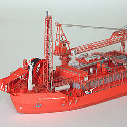 Navire norvégien FPSO Offshore 3D Paper Model Kits