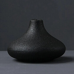 Noir en céramique vase moderne vase en céramique poterie