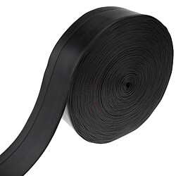 Primematik Plinthe autocollante flexible de 50 x 20 mm. Longueur 25 m noir