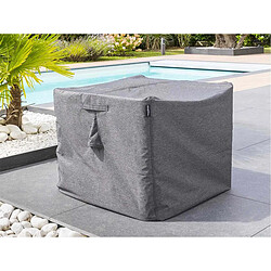 Housse pour fauteuil de jardin Hambo S gris - 100 x 75 x 75 cm - Hespéride