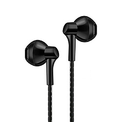 Wewoo Ecouteurs casque basse stéréo avec microphone filaire de jeu pour téléphones Samsung Xiaomi iPhone Apple Ear Phone (Noir) 