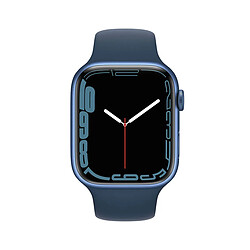 Apple Watch Series 7 GPS + Cellular 45mm Aluminium Bleu et bracelet sportif Bleu MKJT3TY/A - Reconditionné