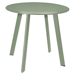 ProGarden Table d'appoint 50x45 cm vert mat 