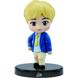 BTS x Mattel Mini-Figurine Vinyl Jin, à l?Effigie du Membre du Groupe de K-pop, Figurine Miniature à Collectionner, GKH76