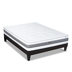 HYPSOM Ensemble Sublime Ensemble SUBLIME 180x200 cm | Matelas Mémoire de forme + Sommier Bois