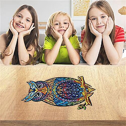 Universal Puzzle chouette en bois de 185 pièces - Multicolore