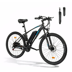 RAVAS Vélo Électrique Roue 27.5" - Moteur 250W* - Batterie 36V 13AH - Vitesse maximale 15.6mph-25km-h - IP65