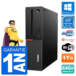 PC Lenovo ThinkCentre M800 SFF Intel G4400 RAM 64Go Disque 1To Windows 10 Wifi · Occasion 