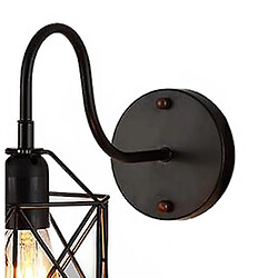 Acheter Universal Applique LED Vintage Loft Applique Industrielle Noir E27 Applique Vintage Applique Industrielle Pince d'éclairage Intérieur (G)