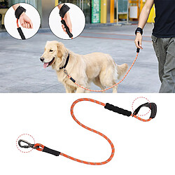 Universal Laisse pour chien réflecteur avec bracelet pour chien confortable Laisse pour animal de compagnie mains libres Pas d'entrainement Entraînement de corde forte Traction