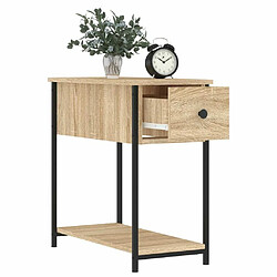 Acheter Maison Chic Lot de 2 Tables de chevet,Table de nuit,Table d'appoint pour salon chêne sonoma 30x60x60 cm bois ingénierie -MN25283