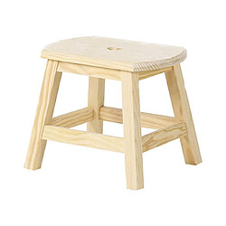 Mes Tabouret 37x24x42 cm en pin naturel - BEAUFORT 