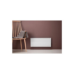 Radiateur électrique ADAX Connecté en Verre Trempé - Blanc - 1000 W - 809x330x91mm - IVER H 10 KWTW