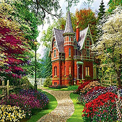 Trefl - 10355 - Puzzle Classique - Victorian Cottage - 1000 Pièces