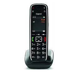 Téléphone sans fil dect noir - gigae720noir - GIGASET