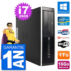 PC HP Compaq Pro 6300 SFF Intel i7-2600 RAM 16Go Disque Dur 1To Windows 10 Wifi · Occasion 