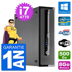 PC HP ProDesk 400 G1 SFF Intel i7-4770 RAM 8Go Disque Dur 500Go Windows 10 Wifi · Occasion 