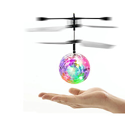 YP Select Jouet Volant Pour Enfants Adultes Intégré Led Hélicoptère Léger Brillant Coloré Drone Volant