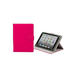 RIVACASE Etui tablette universel Orly 10,1'' - Cuir - Rose 