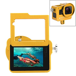 Wewoo Pour GoPro HERO6 / 5 or Logement Shell CNC alliage d'aluminium Cage de protection avec cadre d'assurance et 52mm UV Lens 