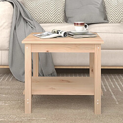 Maison Chic Table basse,Table Console Table d'appoint, Table pour salon 50x50x45 cm Bois massif de pin -MN37419