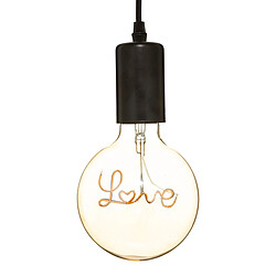 Atmosphera, Createur D'Interieur Ampoule Led Love Suspension Ambré G 125 - ATMOSPHERA