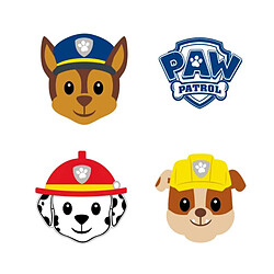 Paw Patrol Gomme Pack x4 Pat Patrouille 2100003581