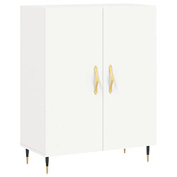 Maison Chic Buffet,Meuble de Rangement,commode pour salon,Cuisine blanc 69,5x34x90 cm bois d'ingénierie -MN65457