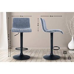 Non Tabouret de bar Hoover tissu B