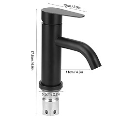 ComfortXL Robinet mélangeur g1/2 en acier inoxydable pour lavabo, évier de cuisine