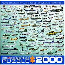 Eurographics Puzzle Evolution des avions de guerre - 2000 pi ces