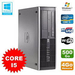 PC HP Compaq Elite 8100 SFF Intel Core i5 650 3.2GHz 4Go 500Go Graveur WIFI W7 - Occasion