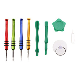 Kit de démontage d'ouverture Kit 9 Pièces Tournevis + Pry Barre + Ventouse Extracteur Écran LCD Outils Démontage