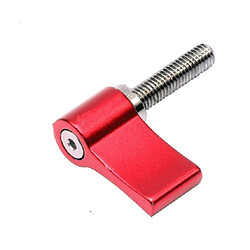 Wewoo Accessoires de vis à main de verrouillage de positionnement de caméra d'action de de fixation en alliage d'aluminiumtaille M5x20mm rouge