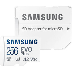 Acheter Samsung Carte mémoire Evo Plus 256 Go microSD SDXC U3 Classe 10 A2 130 Mo-s avec Adaptateur Version 2021 (MB-MC256KA-EU)51