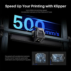 Imprimante 3D Elegoo Neptune 4 Plus, mise à niveau automatique, vitesse d'impression maximale de 500 mm/s, 320 x 320 x 385 mm