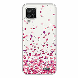 Evetane Coque Samsung Galaxy A12 360 intégrale avant arrière transparente Coque Samsung Galaxy A12 360 intégrale transparente Confettis De Coeur Tendance Evetane.