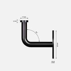 Acheter Kordo Support fixation murale pour main courante bois (fixe)