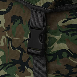 vidaXL Sac à dos en style d'armée 65 L Camouflage pas cher