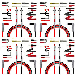 Câble de test électronique 4x Kit de Multimètre Accessoire Test Mesure Sondes D'essui Testeur Accessoire