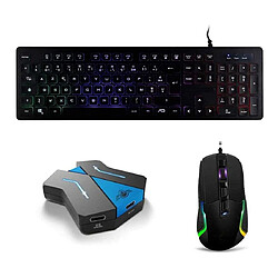 Advance Pack Top 1 GTA 210 Clavier Souris et Convertisseur CrossGame Xbox One PS4 PS3 Nintendo Switch