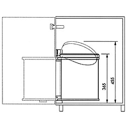 Acheter Hailo Poubelle de placard Compact-Box Taille M 15 L Blanc 3555-001