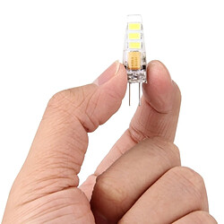 Acheter Wewoo Ampoule G4 2W 100LM 6 LED SMD 5730 Silicone Maïs Ampoule, DC 12V Lumière Blanche