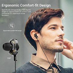 Universal Écouteurs Écouteurs de sport 3,5 mm pour Huawei Xiaomi Gaming Ecouteurs Ultra Low Bass avec microphone Stéréo Bouchons d'oreille Hi-Fi Fone de | pas cher