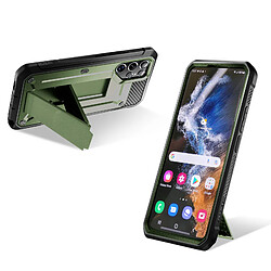 Coque pour Samsung S22 Ultra Antichoc Béquille Supcase Unicorn Beetle Pro vert pas cher