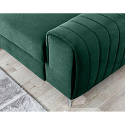 Acheter Bestmobilier Talisay - canapé d'angle gauche - 5 places - convertible avec coffre - en velours