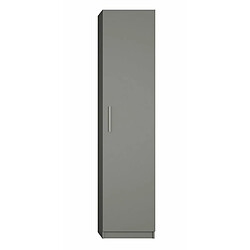 Inside 75 Ensemble de rangement pont 3 portes gris graphite mat largeur 250 cm